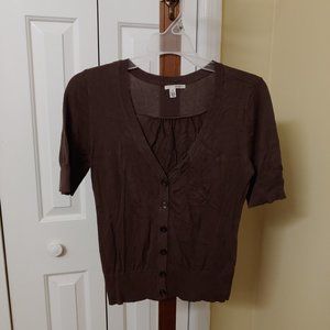 Nordstrom Halogen brown button up sweater